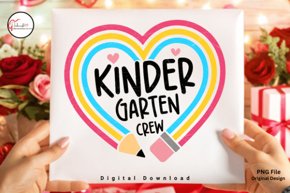 Designing with Heart: The Creative Power of Pencil Heart PNG and Kindergarten Crew PNG for Educational Brands