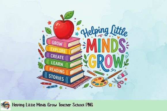Helping Little Minds Grow Teacher School PNG