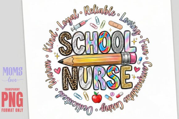 School Nurse PNG Sublimation